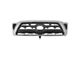 Upper Replacement Grille; Matte Black with Chrome (05-10 Tacoma)