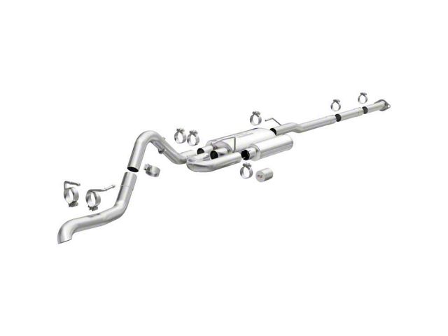Magnaflow Overland Series Single Exhaust System; Side Exit (05-15 4.0L Tacoma)