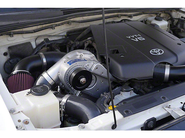 Procharger High Output Intercooled Supercharger Kit with D-1SC; Satin Finish (05-15 4.0L Tacoma)