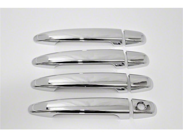 Door Handle Covers; Chrome (05-15 Tacoma Double Cab)