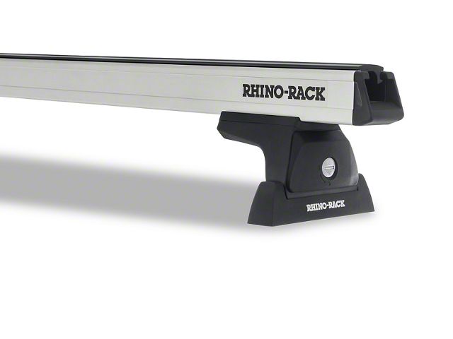 Rhino-Rack Heavy Duty RLT600 Ditch Mount 2-Bar Roof Rack; Silver (05-23 Tacoma Double Cab)