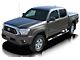 Raptor Series 4-Inch Straight Oval Side Step Bars; Polished Stainless Steel (05-23 Tacoma Double Cab)