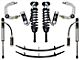 ICON Vehicle Dynamics 0 to 3.50-Inch Suspension Lift System with Billet Upper Control Arms; Stage 4 (05-15 4WD Tacoma)