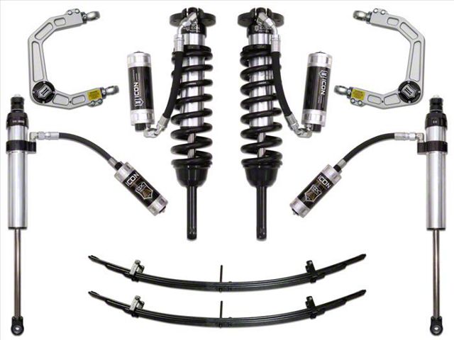 ICON Vehicle Dynamics 0 to 2.75-Inch Suspension Lift System with Billet Upper Control Arms; Stage 6 (16-23 4WD Tacoma)