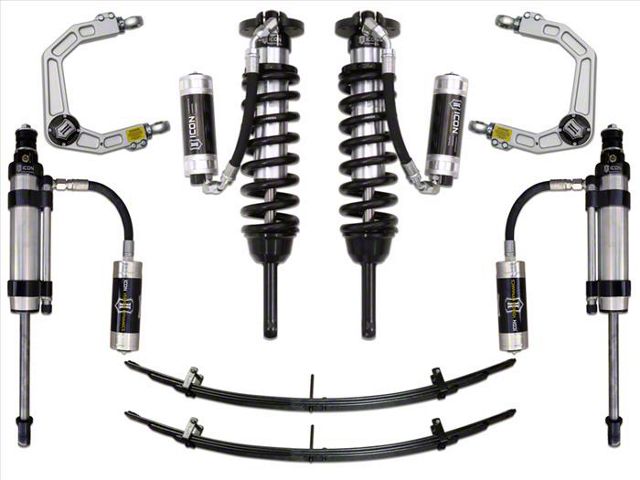 ICON Vehicle Dynamics 0 to 3.50-Inch Suspension Lift System with Billet Upper Control Arms; Stage 7 (05-15 4WD Tacoma)