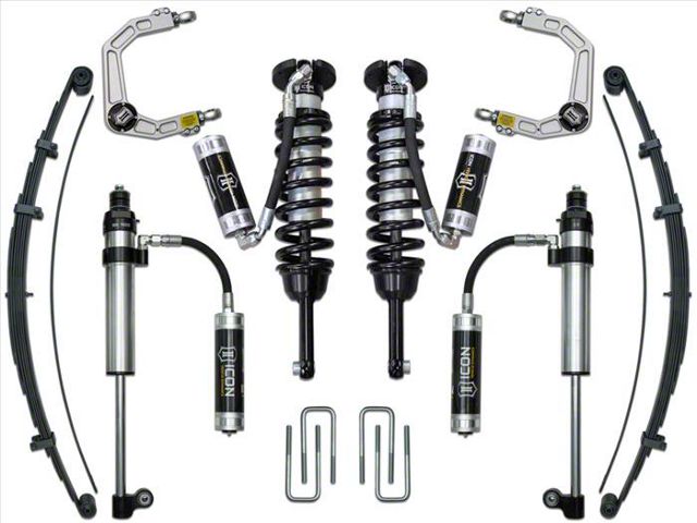 ICON Vehicle Dynamics 0 to 3.50-Inch Suspension Lift System with Billet Upper Control Arms; Stage 8 (05-15 4WD Tacoma)