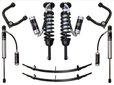 ICON Vehicle Dynamics 0 to 3.50-Inch Suspension Lift System with Tubular Upper Control Arms; Stage 4 (05-15 4WD Tacoma)