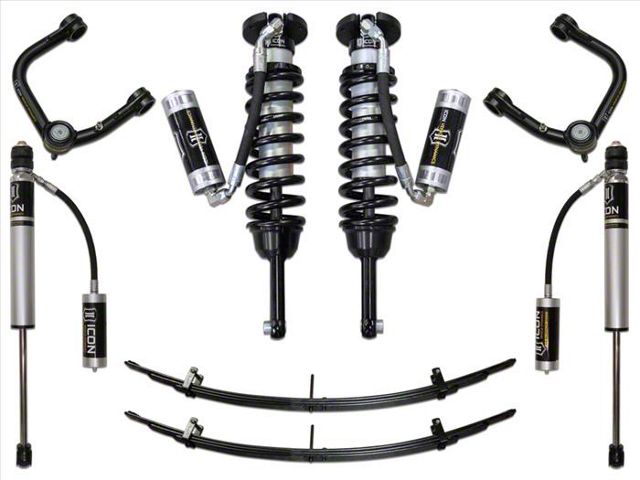 ICON Vehicle Dynamics 0 to 2.75-Inch Suspension Lift System with Tubular Upper Control Arms; Stage 4 (16-23 4WD Tacoma)