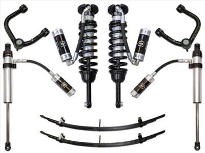 ICON Vehicle Dynamics 0 to 2.75-Inch Suspension Lift System with Tubular Upper Control Arms; Stage 5 (16-23 4WD Tacoma)