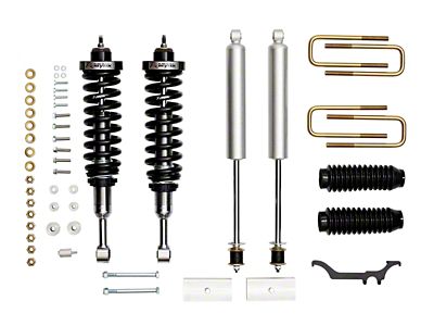 Revtek 3-Inch Front Adjustable Complete Assembled Coil-Over Kit with 1.50-Inch Rear Block Lift (16-23 Tacoma)
