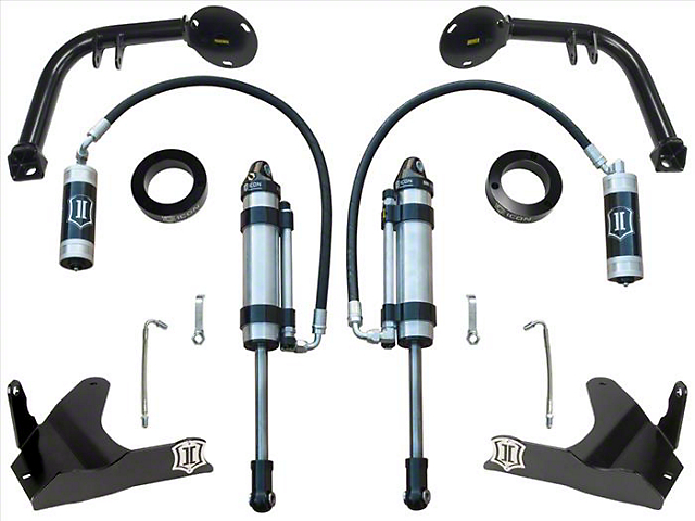ICON Vehicle Dynamics S2 Secondary Shock Upgrade System; Stage 3 (03-09 4Runner w/o KDSS System)