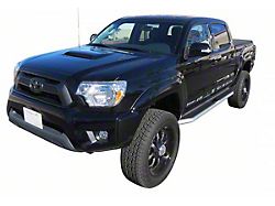 STX300 Running Boards; Stainless Steel (05-22 Tacoma Double Cab)