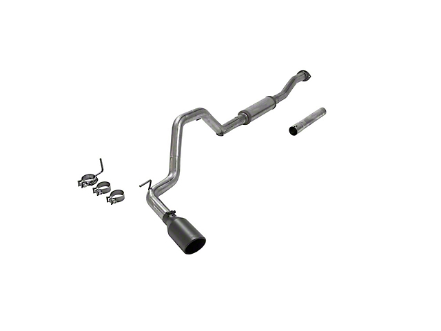 Flowmaster FlowFX Single Exhaust System with Black Tip; Side Exit (16-23 3.5L Tacoma)
