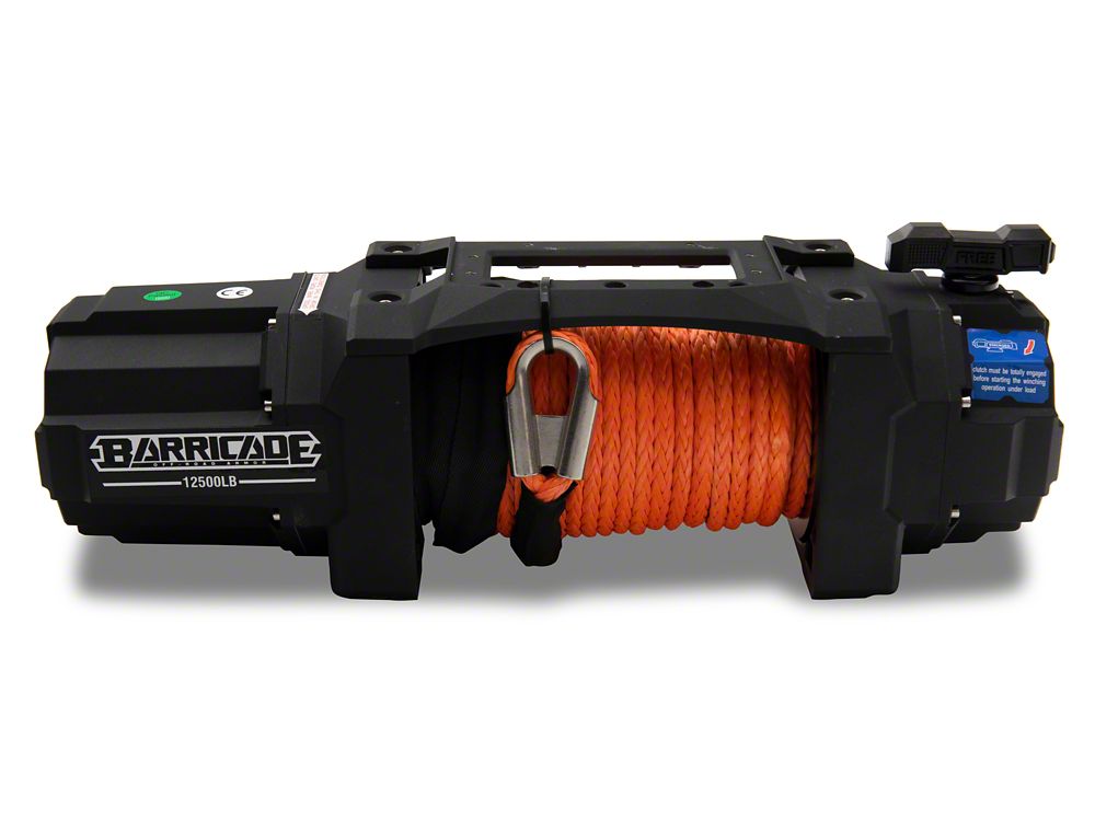 Barricade 12,500 lb. HD Winch with Synthetic Rope and Wireless Control