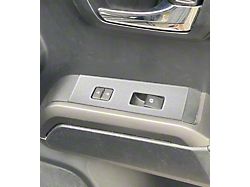 Door Switch Panel Accent Trim; Turbo Silver (16-23 Tacoma Access Cab)