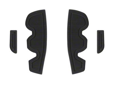 Front Door Pocket Cup Holder Inserts; Black/Black (16-23 Tacoma)