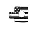 Gas Cap Holder; Black and White American Flag (16-23 Tacoma)