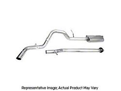 CGS Motorsports Stainless Single Exhaust System with Black Tip; Side Exit (16-22 3.5L Tacoma Double Cab)