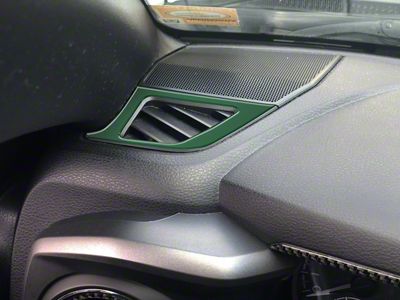 Upper Vent Accent Trim; Army Green (16-23 Tacoma)