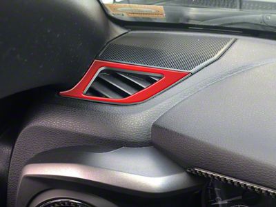 Upper Vent Accent Trim; Gloss TRD Red (16-23 Tacoma)