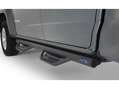 Terrain HX Side Step Bars; Black (16-23 Tacoma Double Cab)