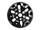 16-Inch Impostor V-Spoke Wheel Covers; Gloss Black ABS (16-23 Tacoma SR5)
