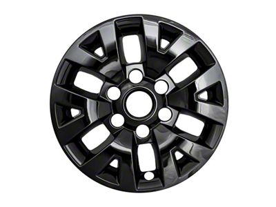 16-Inch Impostor V-Spoke Wheel Covers; Gloss Black ABS (16-23 Tacoma SR5)