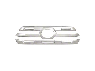 3-Bar Upper Grille Overlay; Chrome ABS (16-17 Tacoma Limited, SR5)