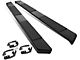Wide Flat Running Boards; Black (05-23 Tacoma Double Cab)