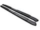 4X Series 4-Inch Oval Side Step Bars; Black (05-23 Tacoma Double Cab)