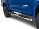 4X Series 4-Inch Oval Side Step Bars; All Stainless Steel (05-23 Tacoma Double Cab)