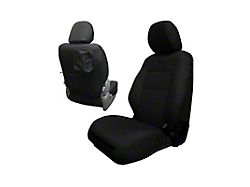 Bartact Tactical Series Front Seat Covers; Black (20-22 Tacoma w/ Bucket Seats)