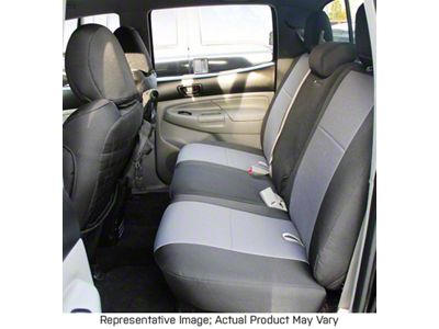 Bartact Tactical Series Rear Seat Cover; Black (16-23 Tacoma Double Cab)