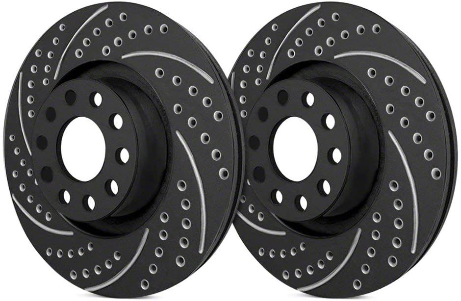 SP Performance Double Drilled and Slotted 6Lug Rotors with