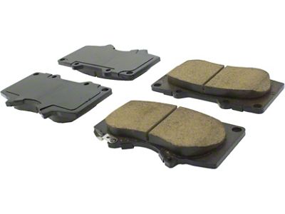 Select Axle Plain 6-Lug Brake Rotor and Pad Kit; Front (05-23 Tacoma)