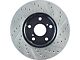 StopTech Sport Drilled and Slotted 5-Lug Rotor; Front Passenger Side (05-15 Tacoma)