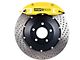 StopTech ST-40 Performance Drilled 2-Piece Front Big Brake Kit with 355x32mm Rotors; Yellow Calipers (05-15 6-Lug Tacoma)