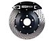 StopTech ST-40 Performance Drilled 2-Piece Front Big Brake Kit with 332x32mm Rotors; Black Calipers (05-15 6-Lug Tacoma)