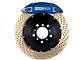 StopTech ST-40 Performance Drilled Coated 2-Piece Front Big Brake Kit with 332x32mm Rotors; Blue Calipers (05-15 6-Lug Tacoma)