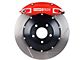 StopTech ST-40 Performance Slotted 2-Piece Front Big Brake Kit with 332x32mm Rotors; Red Calipers (05-15 6-Lug Tacoma)