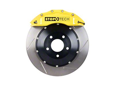 StopTech ST-40 Performance Slotted 2-Piece Front Big Brake Kit with 355x32mm Rotors; Yellow Calipers (05-15 6-Lug Tacoma)