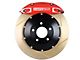 StopTech ST-40 Performance Slotted Coated 2-Piece Front Big Brake Kit with 332x32mm Rotors; Red Calipers (05-15 6-Lug Tacoma)