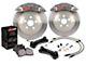 StopTech ST-40 Trophy Sport Drilled Coated 2-Piece Front Big Brake Kit with 332x32mm Coated Rotors; Silver Calipers (05-15 6-Lug Tacoma)