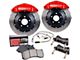 StopTech ST-40 Trophy Sport Drilled Coated 2-Piece Front Big Brake Kit with 355x32mm Coated Rotors; Silver Calipers (05-15 6-Lug Tacoma)