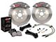 StopTech ST-40 Trophy Sport Slotted Coated 2-Piece Front Big Brake Kit with 332x32mm Coated Rotors; Silver Calipers (05-15 6-Lug Tacoma)