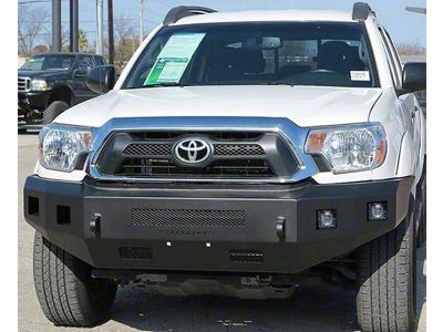Fortis Front Bumper; Textured Black (05-15 Tacoma)