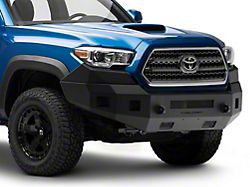 Fortis Front Bumper; Textured Black (16-23 Tacoma)