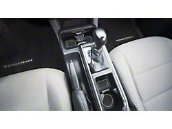 Center Console Cup Holder Inserts with QI Phone Charger Insert; Black/Gray (16-22 Tacoma w/ Automatic Transmission)