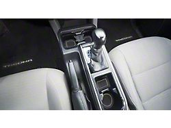 Center Console Cup Holder Inserts; Black/Gray (16-22 Tacoma w/ Automatic Transmission)