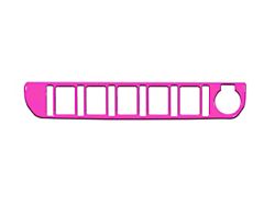 Center Dash 5-Switch Panel Accent Trim; Hot Pink (16-22 Tacoma)